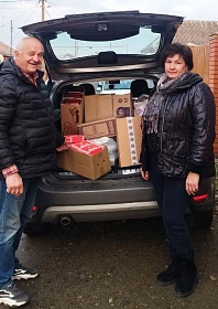 Гуманитарная помощь защитникам Отечества от Тимашевской районной организации Профсоюза работников АПК РФ